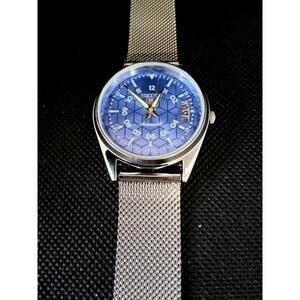 Vintage Seíko Automatic Geo Dial Date Men's Watch Exhib Mod